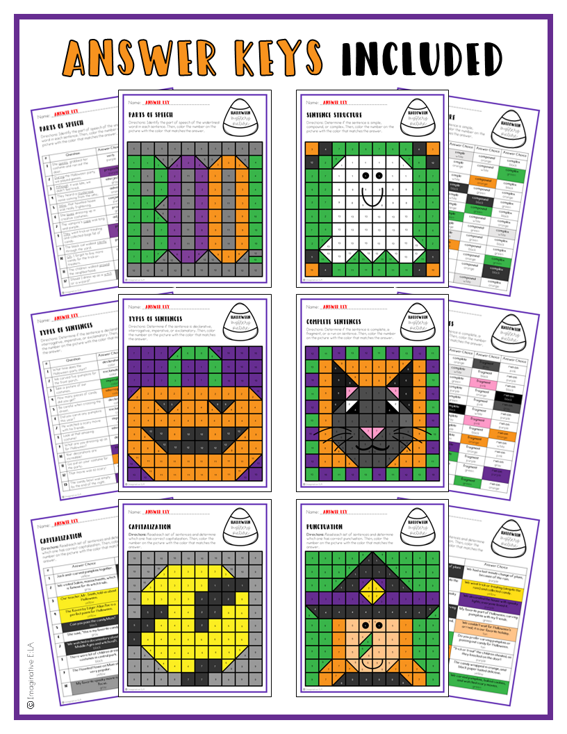 Halloween Mystery Picture Activities
