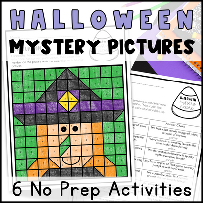 Halloween Mystery Picture Activities