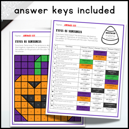 Halloween Mystery Picture Activities