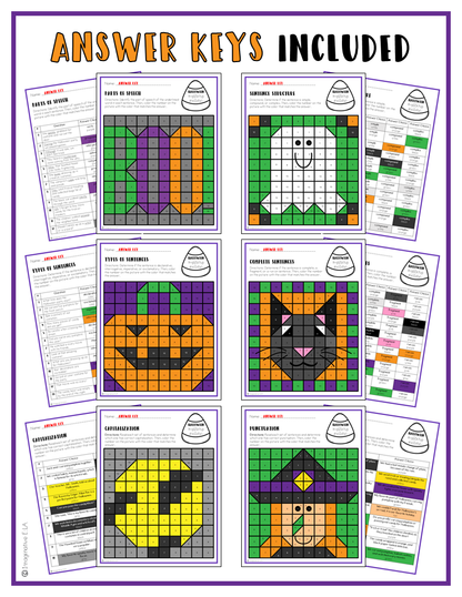 Halloween Mystery Picture Activities