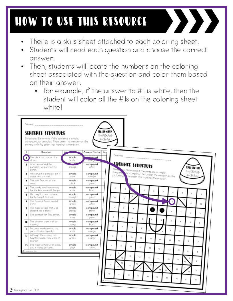 Halloween Mystery Picture Activities