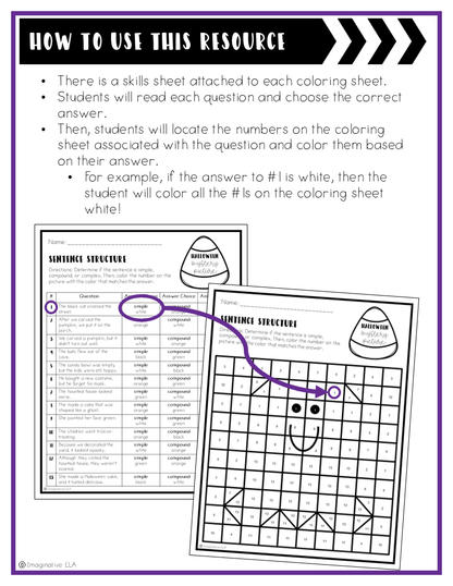 Halloween Mystery Picture Activities